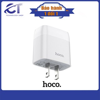 Củ sạc nhanh hoco c72/c72a - bộ sạc nhanh 2.1a dùng cho dây lightning/ micro usb/ typec