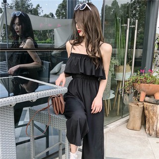 Jumpsuit viền bèo ngực(CÓ VIDEO HÌNH THẬT)