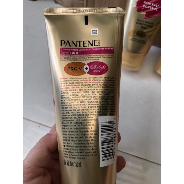 Dầu xả PANTENE pro_v ngăn rụng tóc 150ml