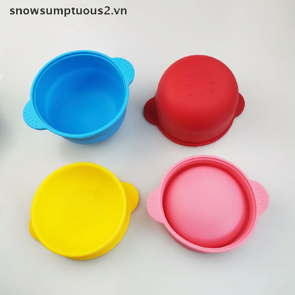 [Hàng mới về] Tô đựng sáp tẩy lông đã nóng chảy bằng silicone chịu nhiệt