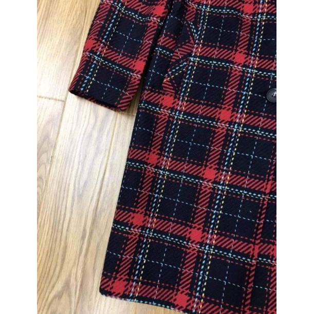 Áo khoác Mango caro thời trang