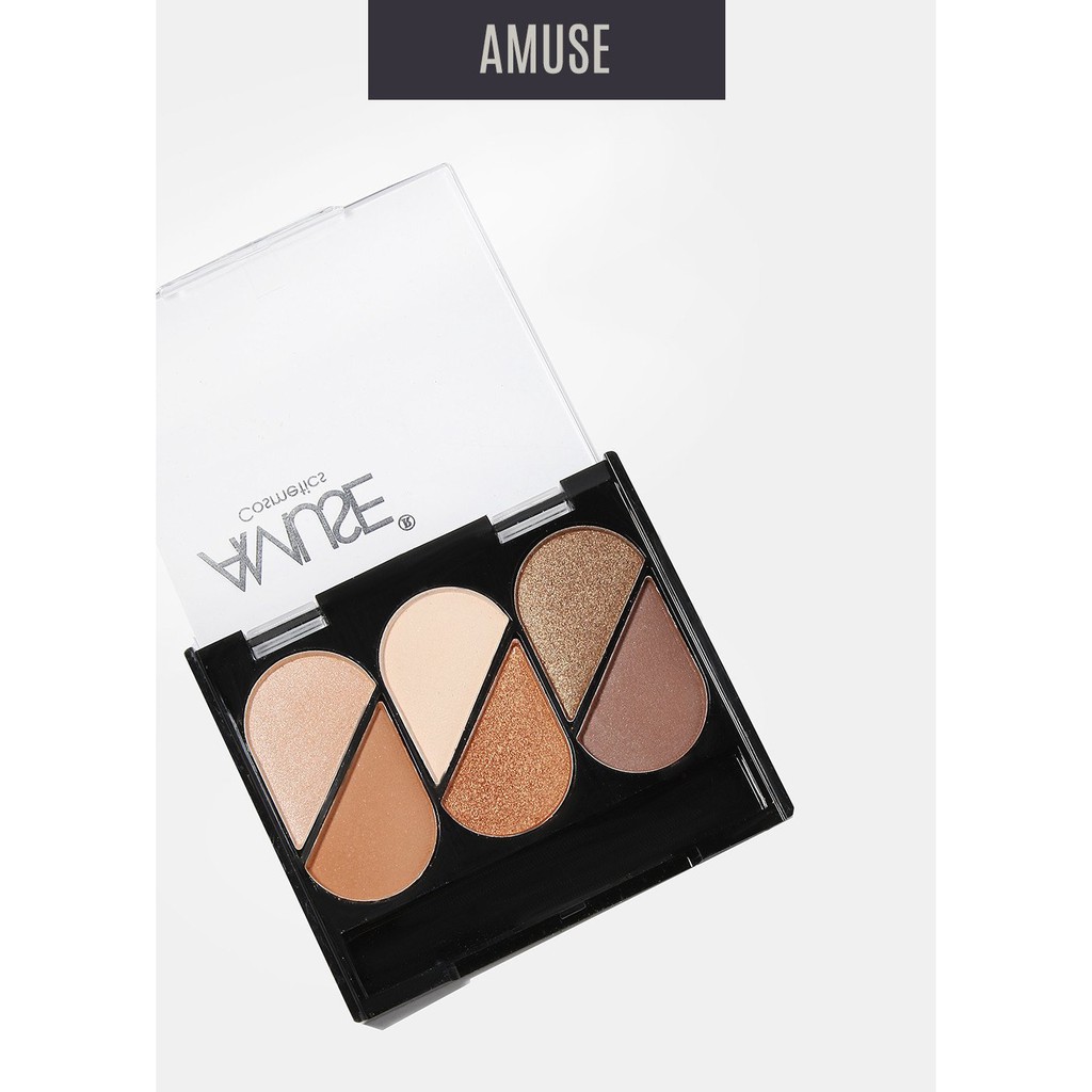 BẢNG PHẤN MẮT AMUSE Perfect Duo 6 Colors Eyeshadow