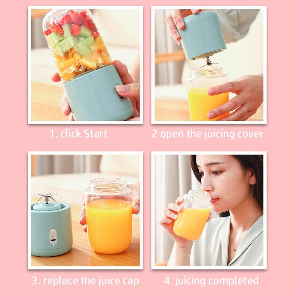 Máy Ép Nước Trái Cây JANE|Máy Xay Trái Cây Cầm Tay Bằng Nhựa