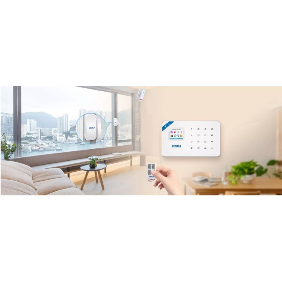 Báo trộm qua điện thoại dùng SIM KERUI G8,chính hãng BH12 tháng