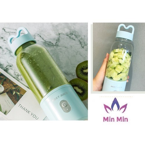 [TẶNG BÌNH THAY THẾ - CÓ SẴN] Máy xay cầm tay mini Meet.Juice, máy xay sinh tố đa năng Tặng kèm Bình Thay thế cao cấp