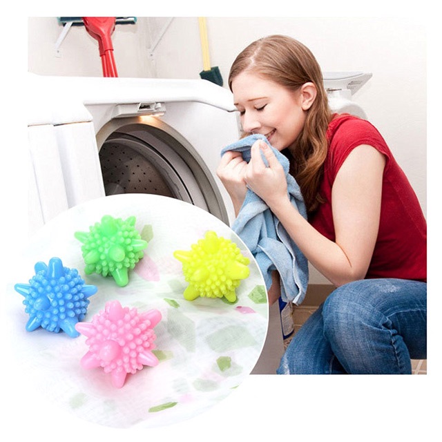 Set 10 bóng giặt đồ trong máy giúp cải thiện và tách quần áo hiệu quả