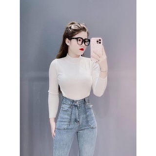 Áo len tăm cổ 3p đủ màu( hàng quảng châu )