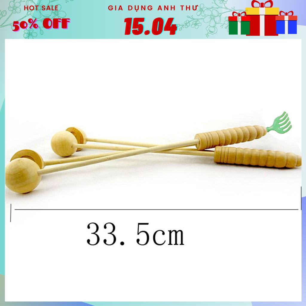 [Rẻ vô địch] Dụng Cụ Đấm Lưng, Gãy Lưng Bằng Gỗ Tiện - Dụng Cụ Đấm Lưng Cầm Tay Tiện Lợi