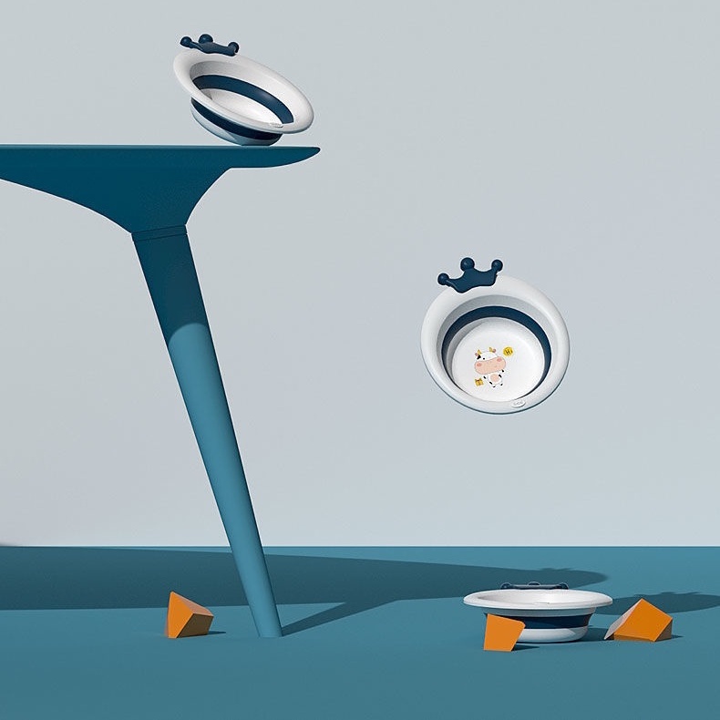 Chậu Rửa Mặt Cho Bé ,Chấu Rửa Mặt Gấp Gọn Tiện Lợi Có Thể Gấp Gọn Mang Đi Nhiều Nơi Nhẹ Nhàng Và Dễ Dàng Cất Dữ