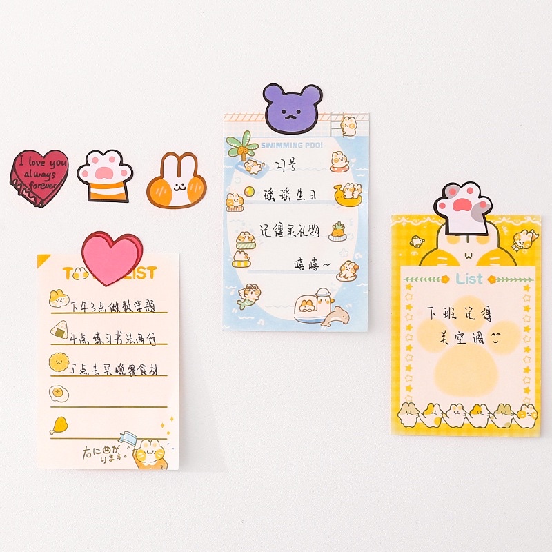 Miếng dán sticker số ,gấu , thỏ, chân mèo chống nước trang trí nhân vật hoạt hình cute dễ thương