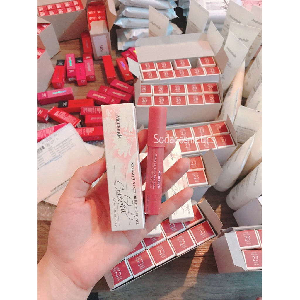 Son bút chì Mamonde Creamy Tint Color Balm Intense | BigBuy360 - bigbuy360.vn