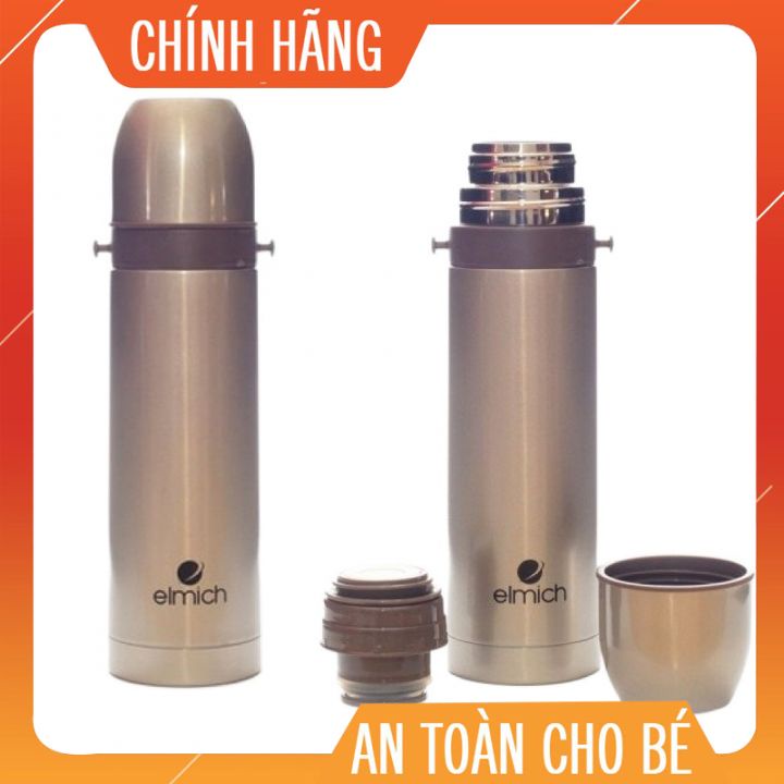 Bình giữ nhiệt Elmich 500ml /750ml Qùa tặng enfa