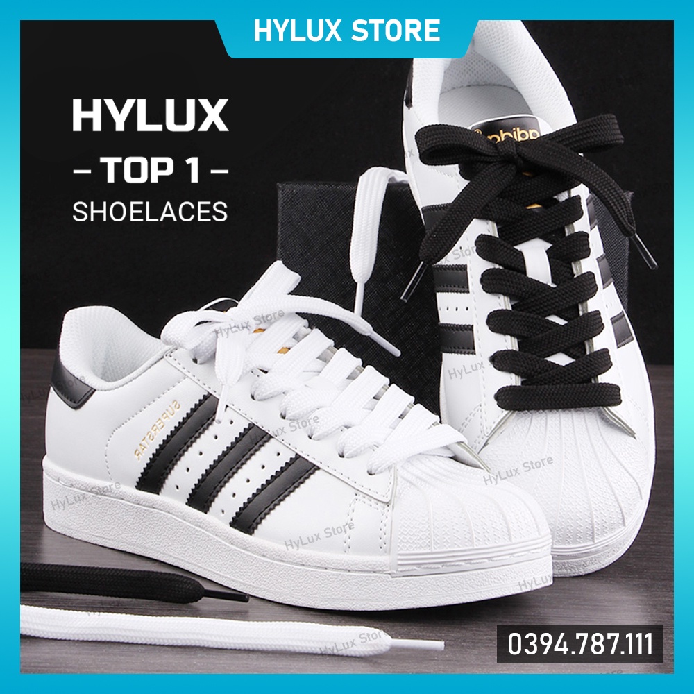 Dây giày dẹt 2 lớp Adidas, Nike cao cấp  - Dây giày thể thao
