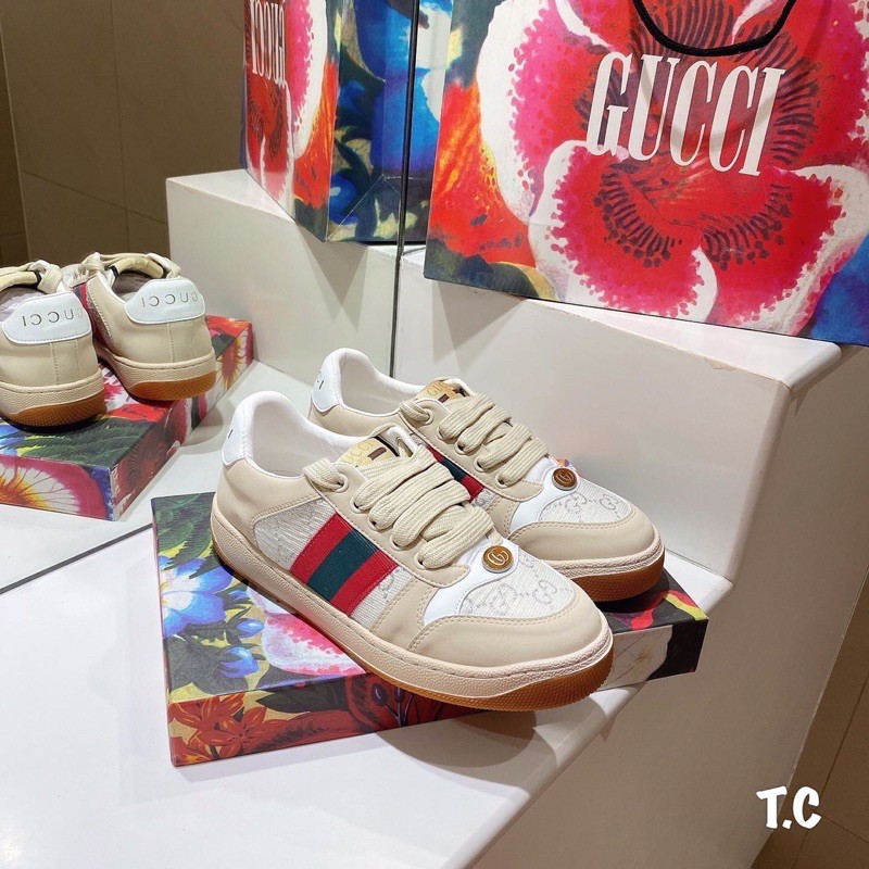 Giày thể thao gucci sọc fullbox nữ