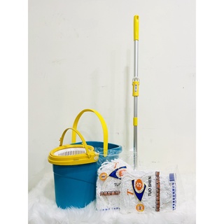 Bộ lau nhà 360 độ cao cấp spin mop