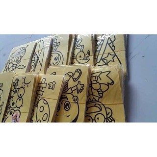 Combo 100 tranh cát khổ giấy A4