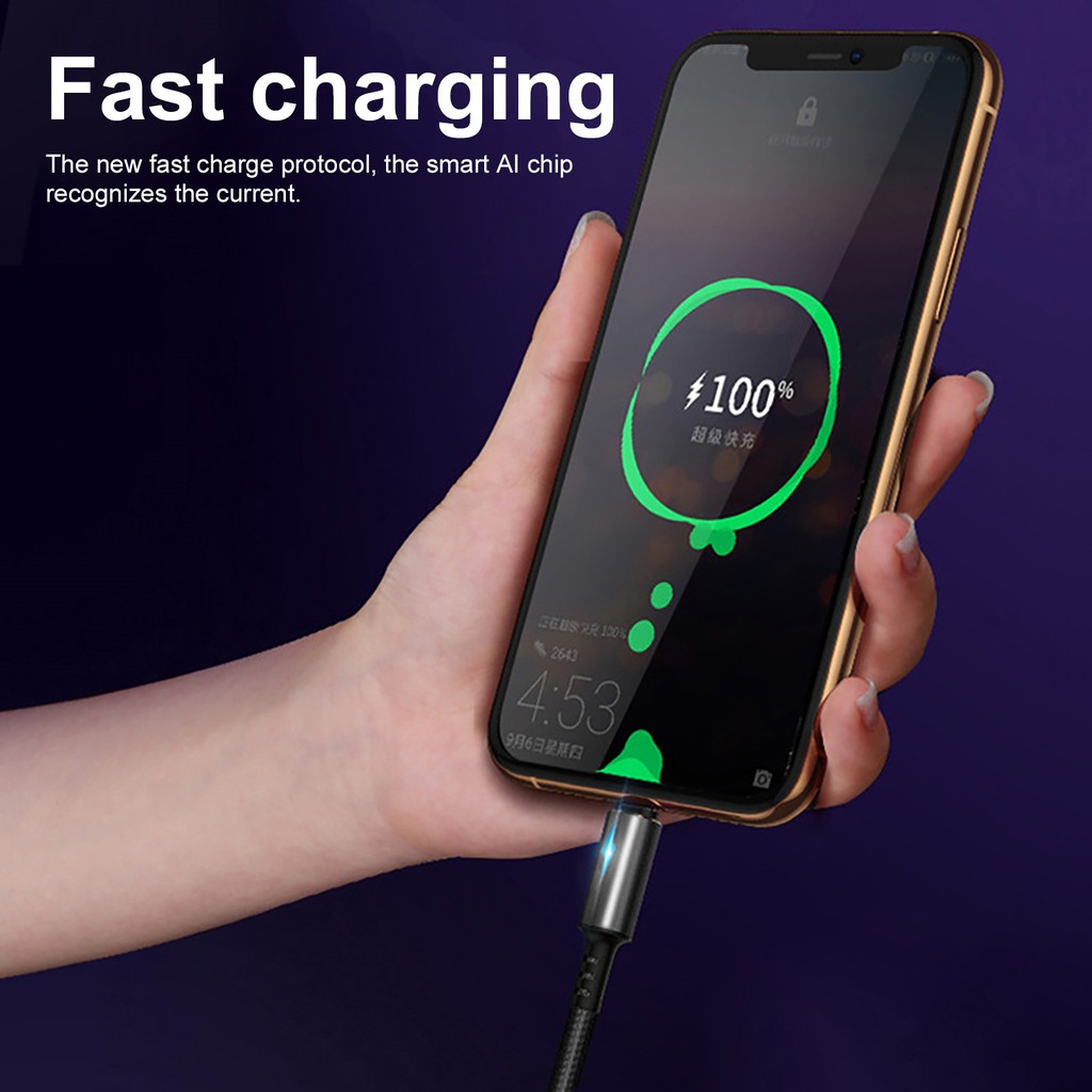 Dây Cáp Sạc Nhanh 5A Micro USB Loại C Dây Bện