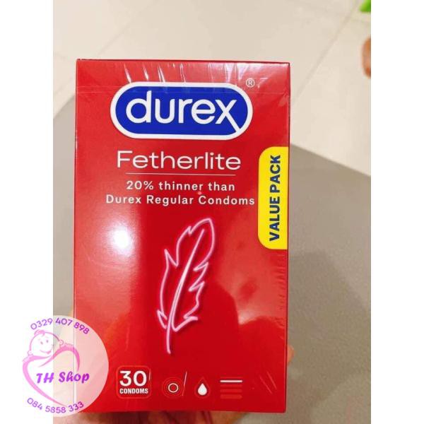 [Mẫu Mới + Che Tên] Bao Cao Su Durex Úc Hộp 30 Cái- Hàng Đủ Bill