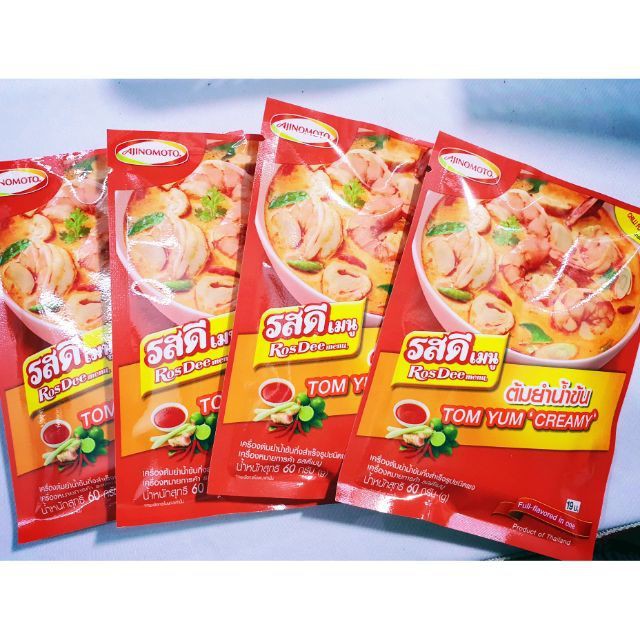 Gia Vị Nấu Lẩu Thái Tom Yum Creamy Thái Lan Chính Hiệu 60g