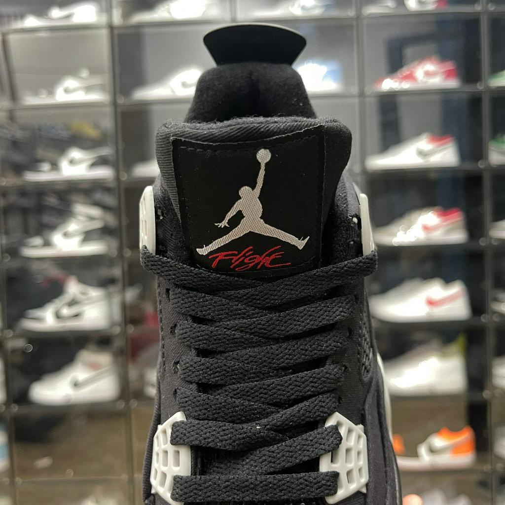 Giày JD4 Retro SE Black and Light Steel, AJ4 Đen Xám - Than.Shoes