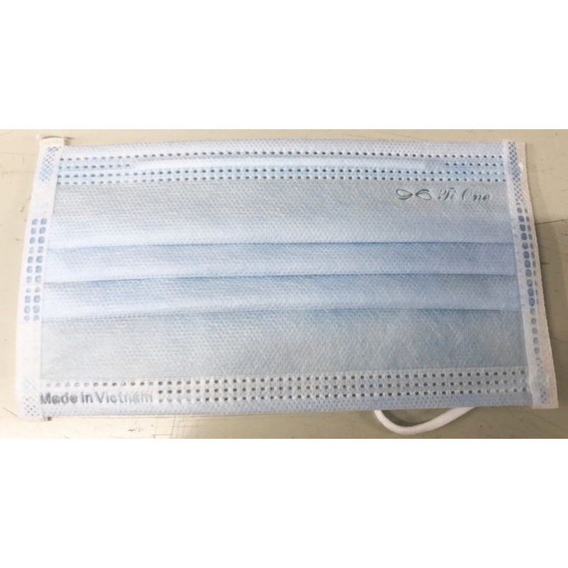 Khẩu trang y tế 4 lớp hộp 50 cái hàng bo viền và dập logo chuẩn