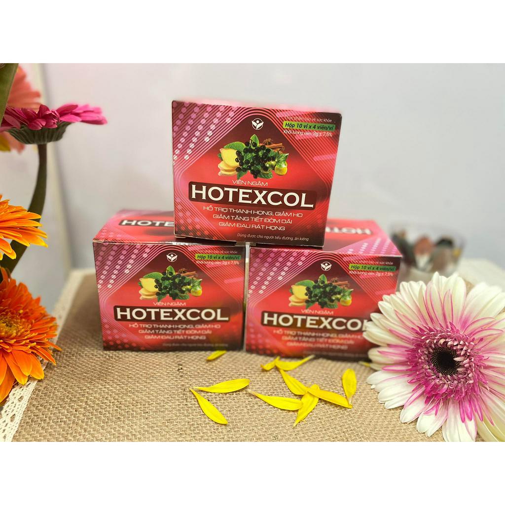 Kẹo HOTEXCOL hộp 10vĩ x 4 viên
