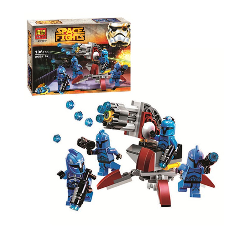 đồ chơi trẻ em Xếp Hình Lego Gaga Bela10367 Star Wars Senate 75088