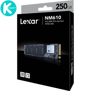 SSD Lexar NM610 M.2 PCIe Gen3 x4 NVMe 250GB LNM610-250RB - Hàng Chính Hãng