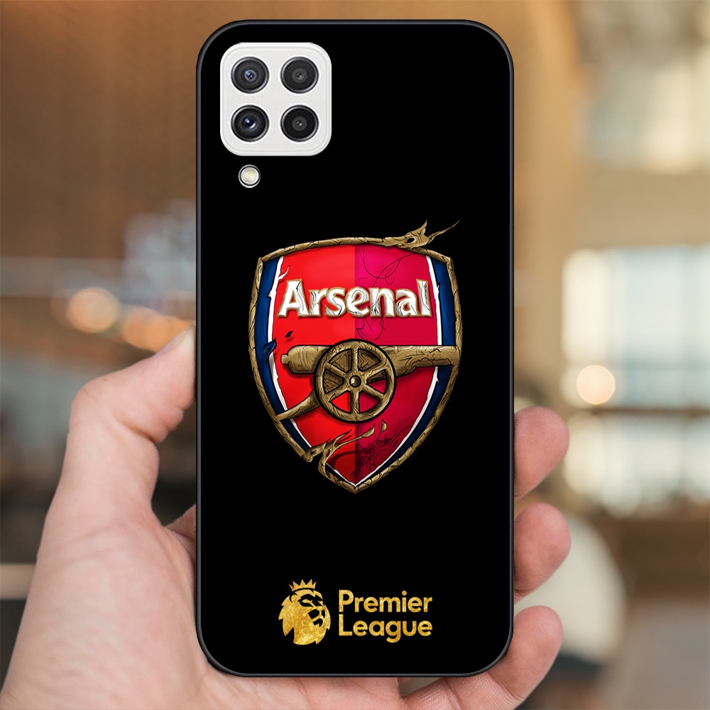 Ốp lưng Samsung A22 4G, A22 5G viền đen in hình Arsenal FC