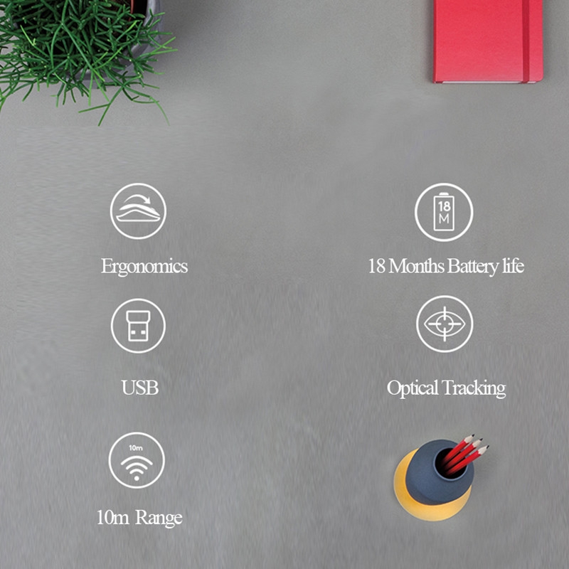 Chuột Không Dây 24 Giờ M275 2.4ghz Kết Nối Usb