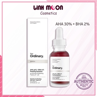 Tẩy da chết hoá học, thanh tẩy da aha 30%+bha 2% peeling - the ordinary