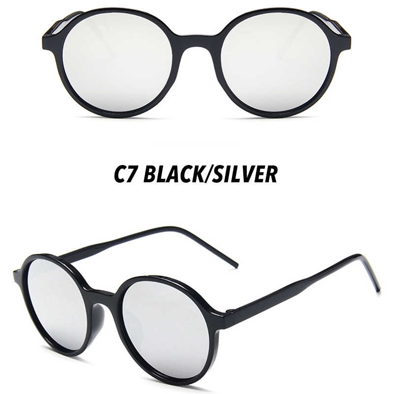 Kính Mát Gọng Tròn Màu Sắc Ngọt Ngào Chống Tia Uv400