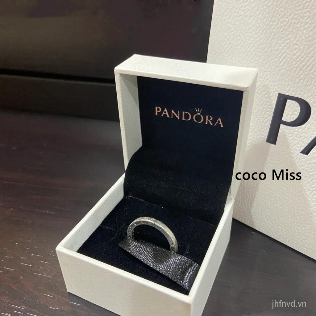 PANDORA  Nhẫn đeo mạ bạc S925 hình trái tim