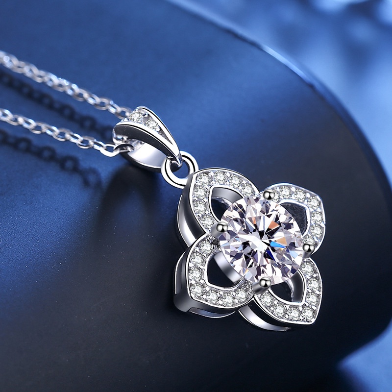 DÂY CHUYỀN BẠC Ý CECY 925 MẠ VÀNG 18K KIM CƯƠNG MOISSANITE - 992M - BẢO HẢNH 12 THÁNG