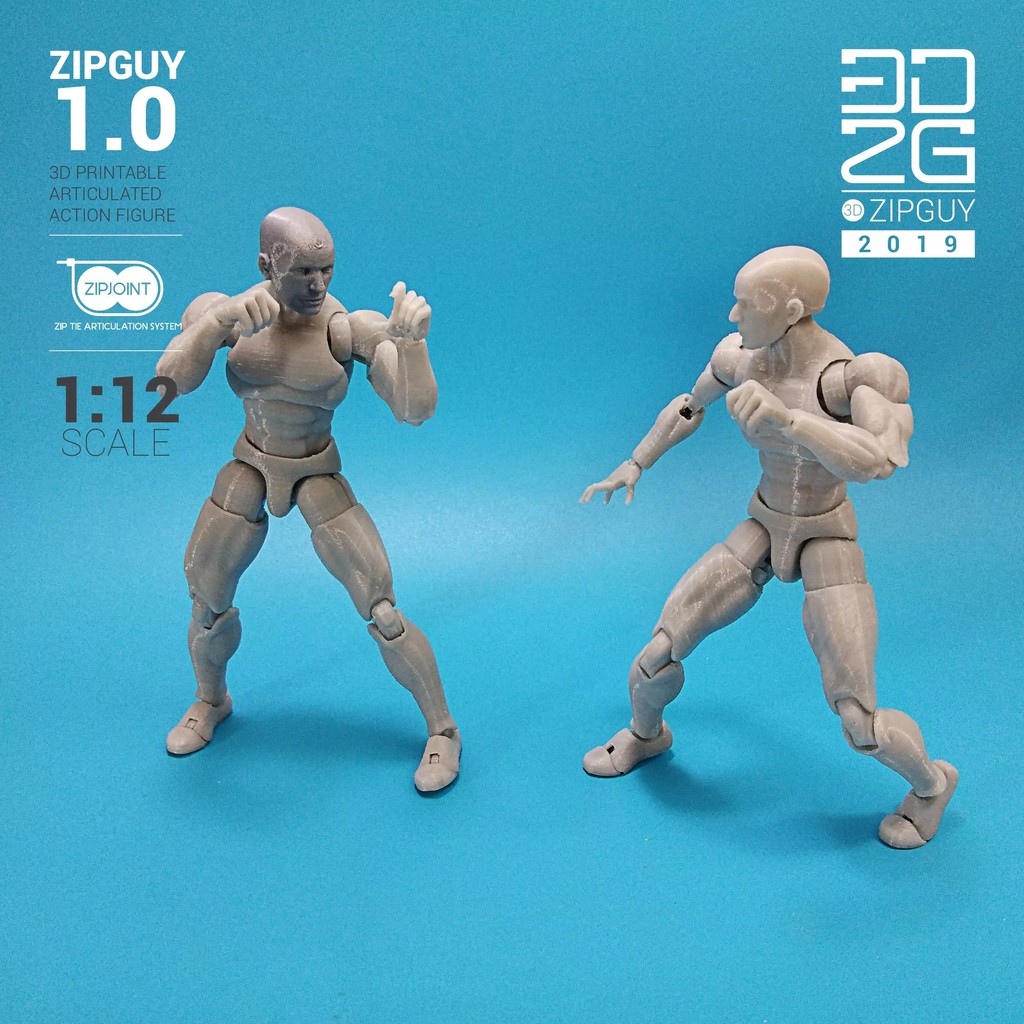 File in 3D ZIPGUY 1.0 ZIP TIE ACTION FIGURE