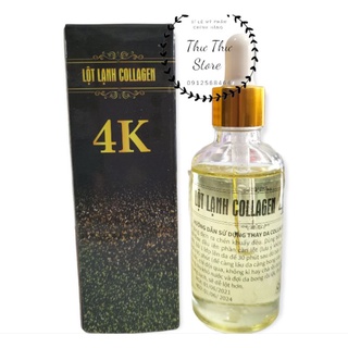 Nước Lột Thay Da Sinh Học Collagen 4K Lột Lạnh Mảng To