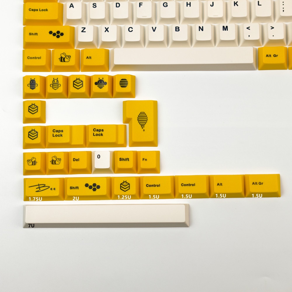 GMK ong keycaps, 124 phím keycaps Cherry Profile DYE-SUB Cá nhân hóa GMK Keycaps cho bàn phím cơ