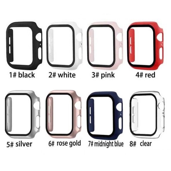 Ốp Bảo Vệ Màn Hình Đồng Hồ Thông Minh Apple Watch 45mm 41mm 44mm 40mm 42mm 38mm Series 8 / 7 / SE / 6 / 5 / 4 / 3 / 2 / 1