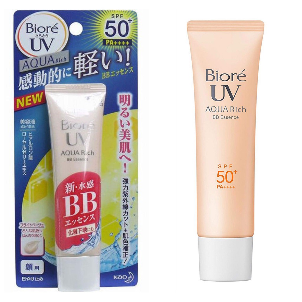 [Giá tốt] Kem chống nắng Biore UV Aqua Rich BB Essence - 100% Authentic - Chính hãng