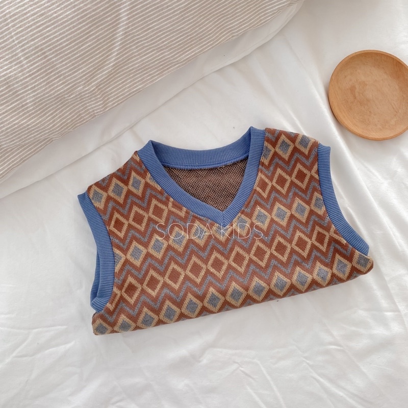 Gile len vintage cho bé (Ảnh thật)