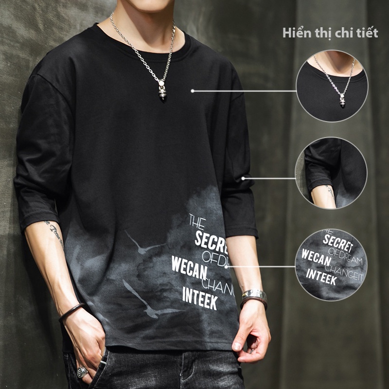 Áo thun nam thể thao UNIFUN Mã TT56 tròn đẹp tay dài phong cách Hàn Quốc form rộng cho mùa thu đông