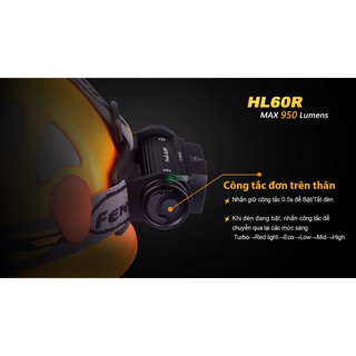 Đèn pin Fenix HL60R