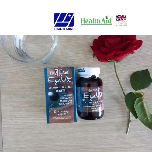 Viên Uống Bổ Mắt EyeVit Health Aid USA - Bổ sung vitamin, tăng cường thị giác, sáng mắt - Thực phẩm chức năng