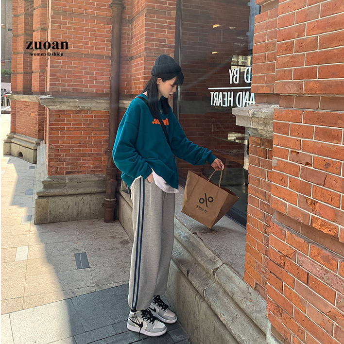 SUXI Quần Dài Thể Thao Phong Cách Hàn Quốc Cho Nữ