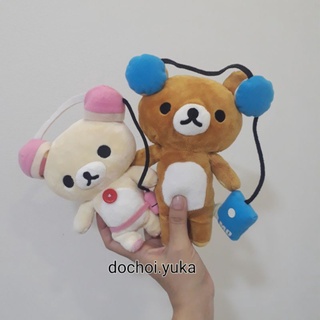 Gấu bông Rilakkuma & Korilakkuma đeo headphone