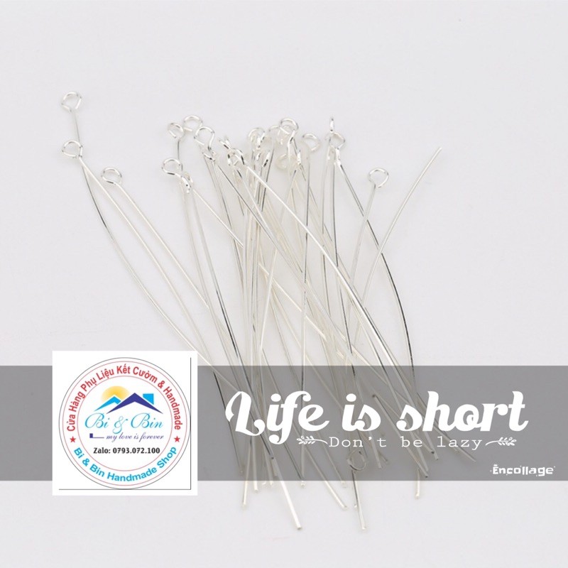 Đinh Xỏ Đế Vòng Làm Khuyên Tai, Trâm Cài, Phụ Kiện Trang Sức Handmade