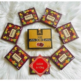 Giảm cân Slim X3 tặng kèm Detox ban đêm