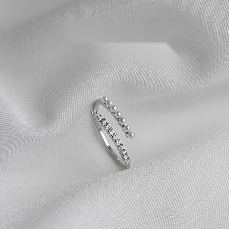 NHẪN BẠC Ý CECY 925 PHA LÊ SWAROVSKI 12201_ ĐÁ SÁNG, THIẾT KẾ TINH XẢO