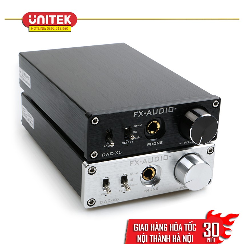 Bộ Khuếch Đại Âm Thanh DAC FX-Audio DAC-X6 - Hàng Chính Hãng