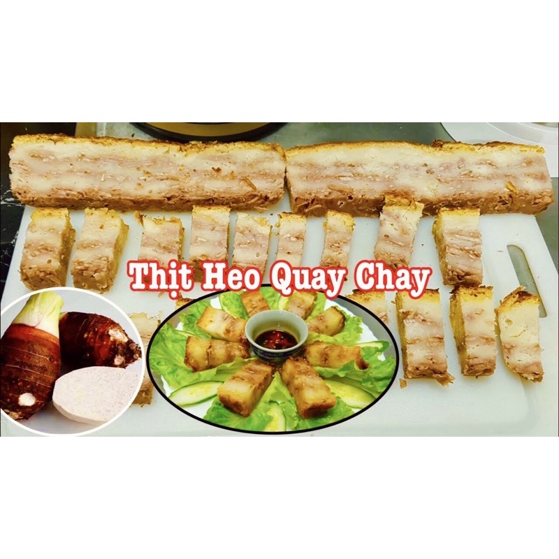 Thịt heo quay chay da giòn